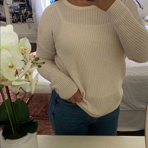 Brandy Melville cream knit sweater